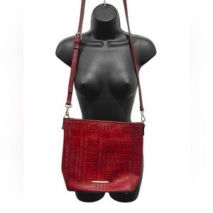 Steve Madden Burgundy Red Logo Crossbody LIKE NEW
